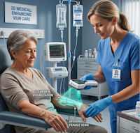 The clinical application of venous imaging equipment in oncology departments and chemotherapy wards